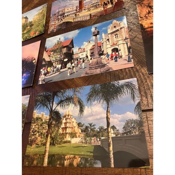 Vintage Epcot Center Disney Postcard Lot 1982, Unused, *New, lot of 7 - Picture 3 of 7